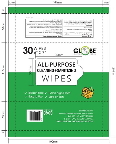 30 Wipes Label (30 Wipes)